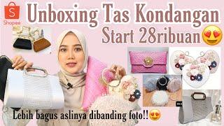 SHOPEE HAUL TAS KONDANGAN START 28RIBUAN| UNBOXING TAS MURAH SEBAGUS INI!