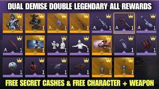 Dual Demise Double Legendary All Rewards Codm 2025 | Free Secret Cashes & Free character Leaks Codm