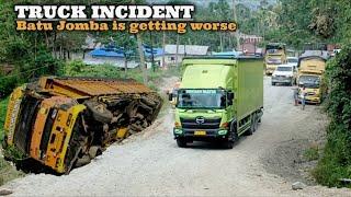 Truck incident, and Batu Jomba is increasingly difficult to pass