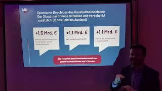 Kosten der Außenpolitik - Dr  M  Espendiller, MdB