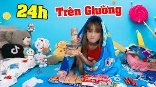 Thử Thách 24h Sống Trên Giường - Vê Vê Channel