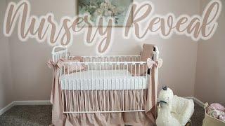 BABY GIRL NURSERY REVEAL | SOFT, DELICATE, FEMININE NURSERY TOUR | Destiny Phillips