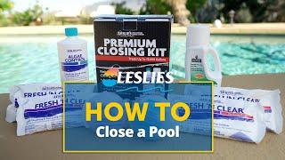 How to Close a Pool | Leslie’s