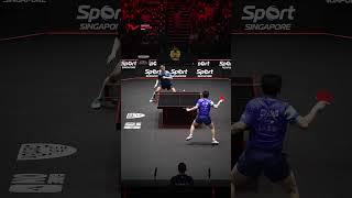 How table tennis looks in slow motion  #SingaporeSmash #TableTennis