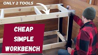 How to Build an Easy Workbench with cheap lumber