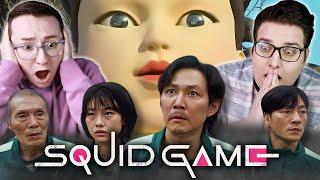 WE BINGED SQUID GAME *REACTION* FIRST TIME WATCHING SEASON 1!