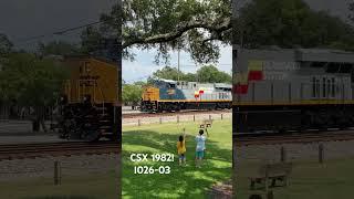 CSX 1982 Seaboard System #train #railfan #railroad #railway Heritage unit leading CSX I026-03 NB