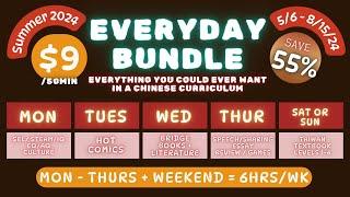 Everyday bundles from Motherly Notes at only $9 per lesson for 86 hours!