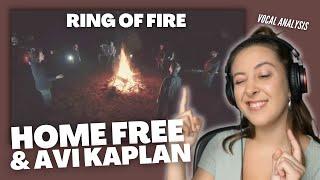 HOME FREE & AVI KAPLAN Ring Of Fire | Vocal Coach Reacts | Jennifer Glatzhofer