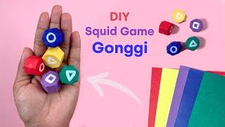 DIY Paper Gonggi Game Inspired by Squid Game | How to make Gonggi Squid Game 