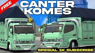 SHARE‼️MOD BUSSID TRUK CANTER KOMES $ALE BY MUHKLAS