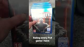 Rating every Ps4 game that I have worst to best