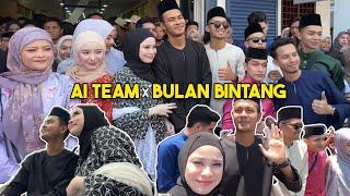 Bella & Ai team jumpa fans di butik bulan bintang kelantan !!!