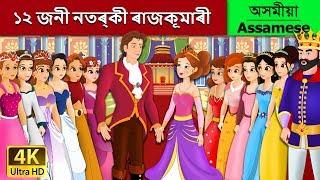 ১২ জনী নতৰ্কী ৰাজকূমাৰী | 12 Dancing Princess in Assamese | Assamese Story | Assamese Fairy Tales