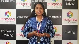 Successfully Completed 3yrs of Journey in Magneq Software--Pooja |  @magneqsoftware