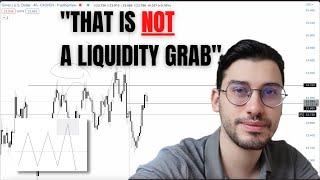 LIQUIDITY GRAB VS AN IMPULSE : THE DIFFERENCE (LIVE TRADING)