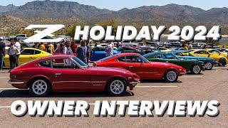 Owner Interviews @ Z Holiday 2024! We all LOVE the Nissan Z!