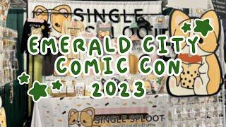 Emerald City Comic Con 2023  Artist Alley + Exhibitor Vlog  single sploot corgi