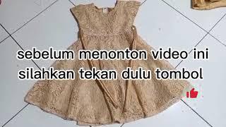 MENJAHIT BAJU ANAK PEREMPUAN MODEL DRES PESTA||MEMBUAT DRESS ANAK SIMPLE