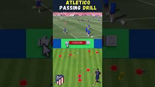 Diego Simeone's Passing Drills #shorts #football #soccer #motivation #atleticomadrid