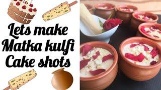 MATKA KULFI CAKE SHOTS I Matka Kulfi I Kulfi Cake I Trending Cake I Sweet Wonders