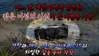 [] 해안가에서 발견된 젊은 여성의 시신이 든 여행용 가방, 경찰과 해군 범죄 수사대 NCIS의 치밀한 합동 수사 작전