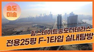 힐스테이트송도더테라스 전용25평 F-1타입 랜선 집구경 | 032 832 7500 송도미송공인중개사