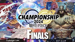 [OP08 FINALS] Fukuoka CS - OP07 Rob Lucci vs. ST10 Trafalgar Law