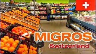 Food Prices in Switzerland MIGROS Supermarket || Shopping Guide