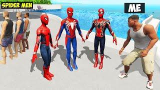 Gta 5 I Stole Every Spider Man's SUIT From Spider MAN in Gta 5