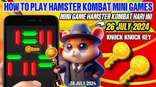 MINI GAMES HAMSTER KOMBAT 26 JULY PUZZLE SOLVED EASILY