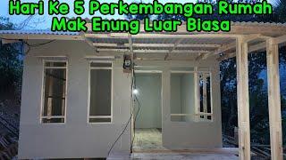 Hari Ke 5 Perkembangan Rumah Mak Enung GRC Dan Asbes Sudah Terpasang Progres Yang Luar Biasa