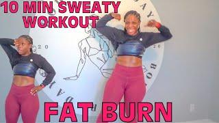 10 Min HIIT Cardio Workout to Burn Fat! LOSE WEIGHT AT HOME!