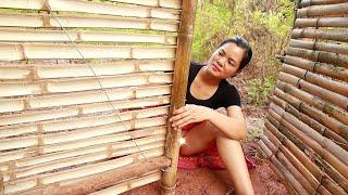 Transforming From Bamboo Into A Wonderful Farm Gate part 02 | Ly Thi Thanh Bushcraft
