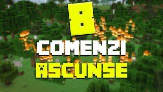 8 COMENZI ASCUNSE IN MINECRAFT!