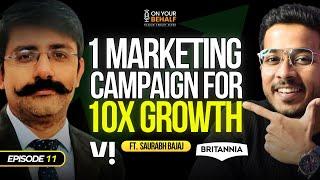 How Cadbury Grew 10X | Ft. Saurabh Bajaj | Britania | Vodafone Idea | Vedant Singh Thakur