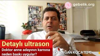 Detaylı ultrason yaparken doktor neden anne adayının karnına bastırır? Bu, bebeğe zarar verir mi?