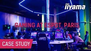 Gaming at Espot, Paris #withiiyama