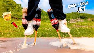 Flying with Coca Cola  Soda vs Mentos ft OPPO Reno12 Pro