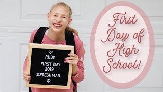 Ruby's First Day of HIGH SCHOOL! ️