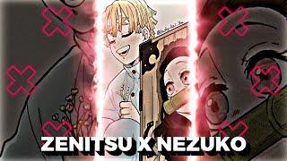 ZENITSU X NEZUKO // DEMON SLAYER // DJ SATU HATI SAMPAI MATI // JEDAG JEDUG ANIME Req by @Rin