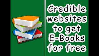 Credible websites to get E-Books for free