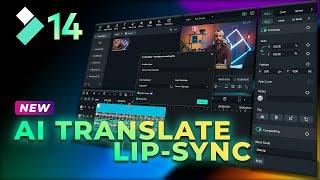 What's NEW IN FILMORA 14 | AI Translate LIP SYNC