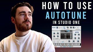 How to use autotune in Studio One (for beginners)