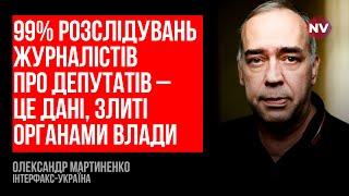 Скандали з нардепами. Хто перемагає у цій війні – Олександр Мартиненко