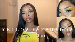 Yellow Eyeshadow Tutorial | Spring Makeup Look Using Juvias Place Zulu Palette