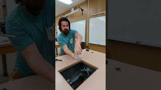 Air Holding Up Water - Physics Demo - Atmospheric Pressure