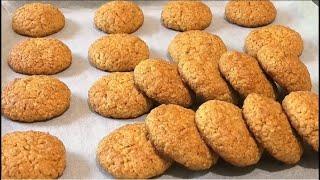 Вкуснее чем в магазине. ОВСЯНОЕ ПЕЧЕНЬЕ с орехами./Oatmeal cookies