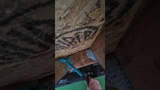 Tip for hand nailing Joist Hangers.