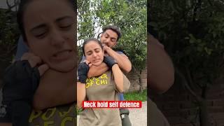 Neck hold self defence #youtube #selfedefense #njclan